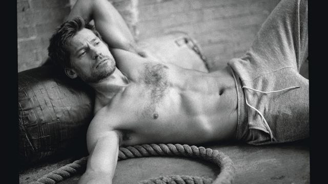 Details Celebrities - Behind the Scenes at Nikolaj Coster-Waldau's Details Cover Shoot