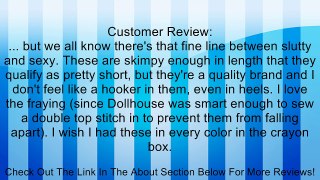 Dollhouse Juniors Cut Off Colored Denim Short Shorts Review