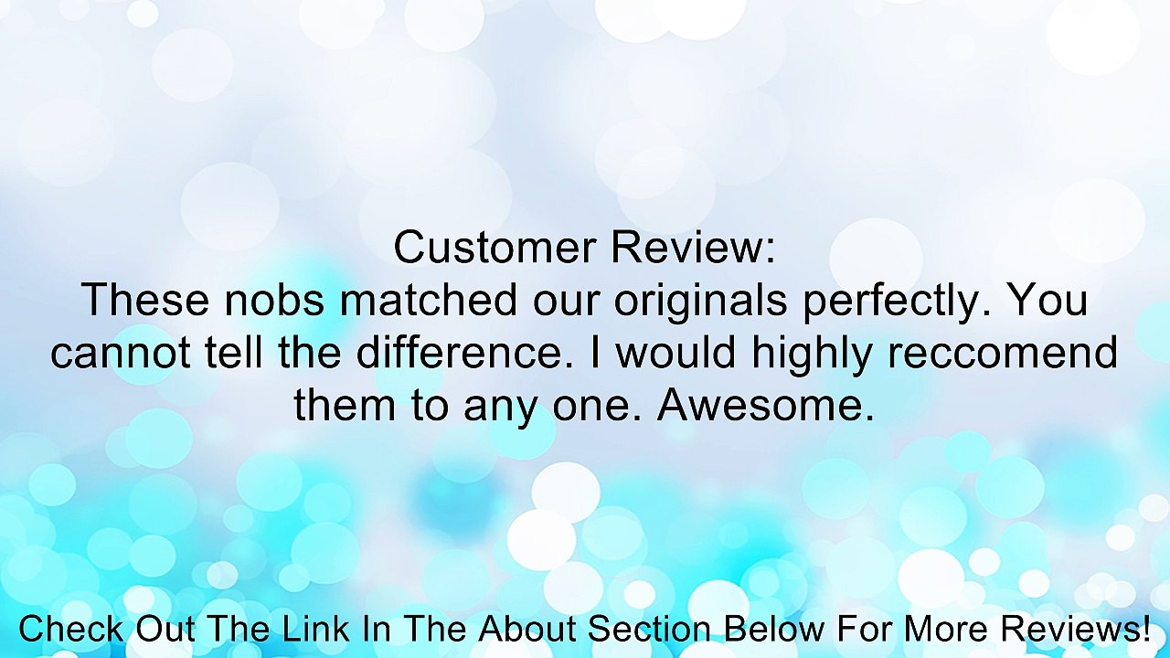 LG OEM Original Part: AEZ73293801 Gas Cooktop Knob Assembly Review