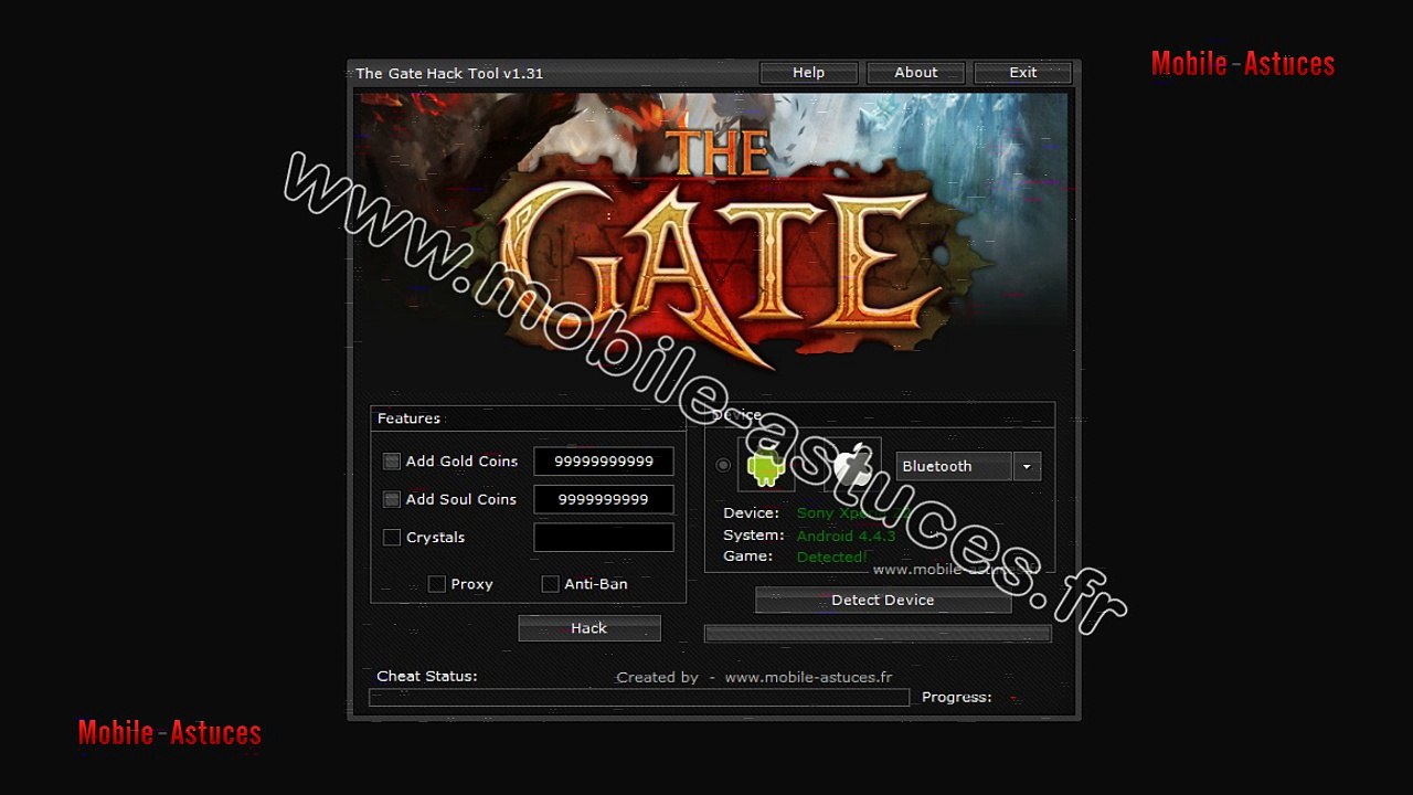 The Gate – illimités or et cristaux , triche et astuces , pirater telecharger hack generateur