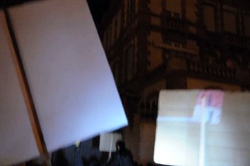 Mobilisation du 20 novembre: lancé de peluches dans l'enceinte de la préfecture