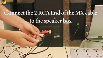 How to connect speakers to the laptop