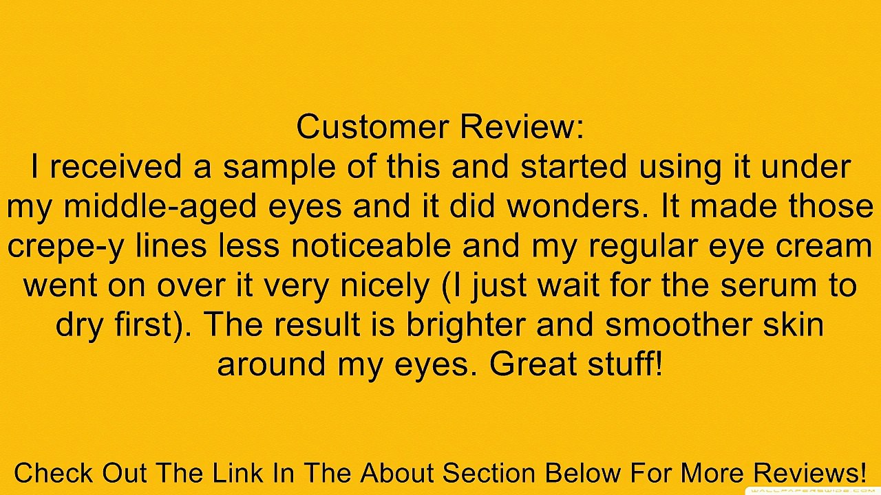 Racinne Ultimate Youth Power Eye Serum 0.3 fl oz. Review