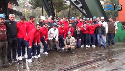 Zonguldakspor Madencilerle Buluştu
