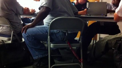 Tied to chair prank !!