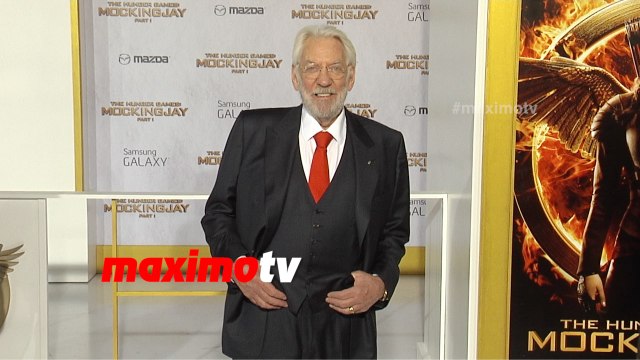 Donald Sutherland The Hunger Games Mockingjay Part 1 Los Angeles Premiere