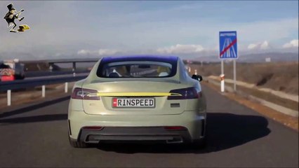 Rinspeed XchangE Concept Car com base no Tesla Model S