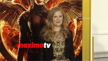 Suzanne Collins The Hunger Games Mockingjay Part 1 Los Angeles Premiere
