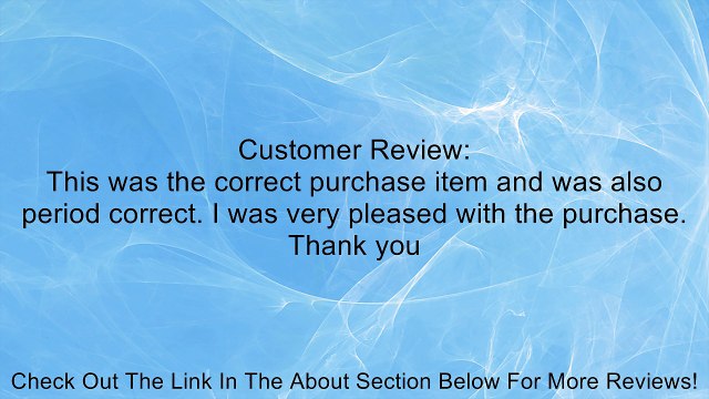 EMPI 98-2050 Ignition Switch, VW Type 1 Bug 58-67, Ghia 61-66, Each Review