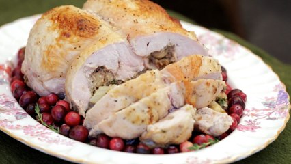 How to prepare a turkey breast for stuffing