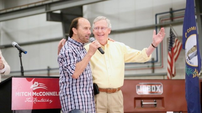 Mitch McConnell and Lee Greenwood sing ‘God Bless the U.S.A.’