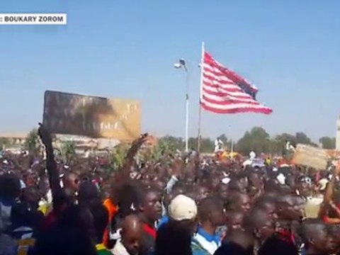 Dramatic footage of Burkina Faso clashes