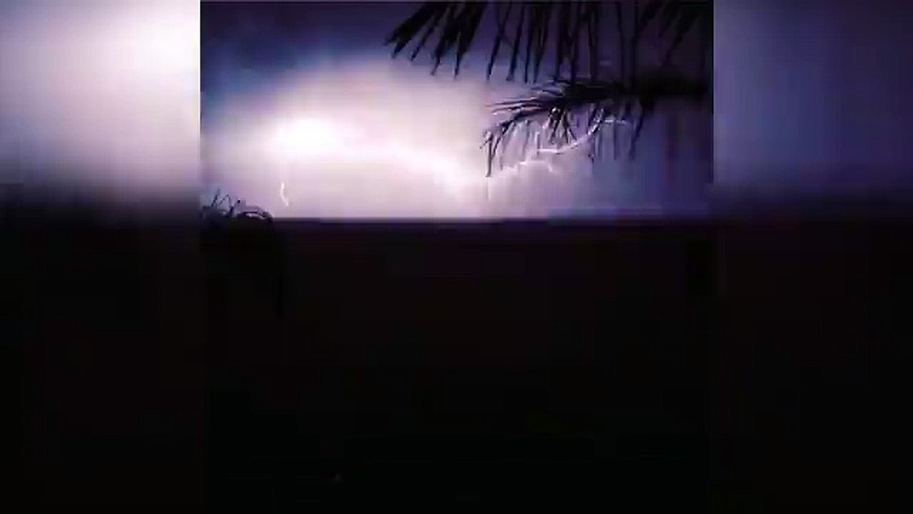 Lightning illuminates Australia's sky