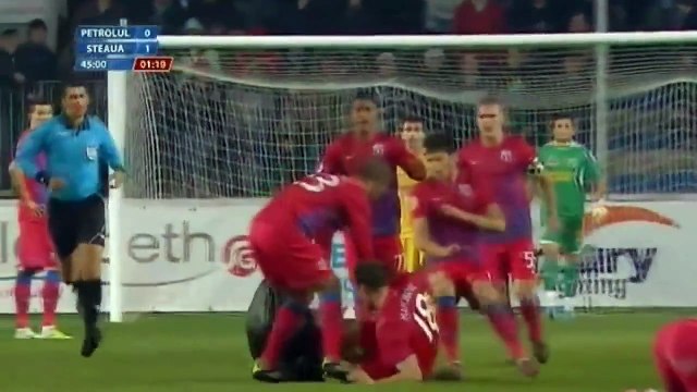 Le footballeur George Galamaz frappé par un supporter