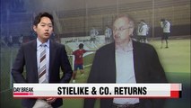 Uli Stielike and crew return to Korea