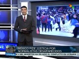 Manifestación recorre Ciudad de México por normalistas de Ayotzinapa