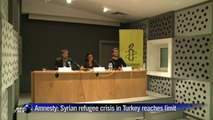 Amnesty: Turkey response to Syria refugee crisis showing strains