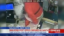 Un Père Noël cambriole une poste