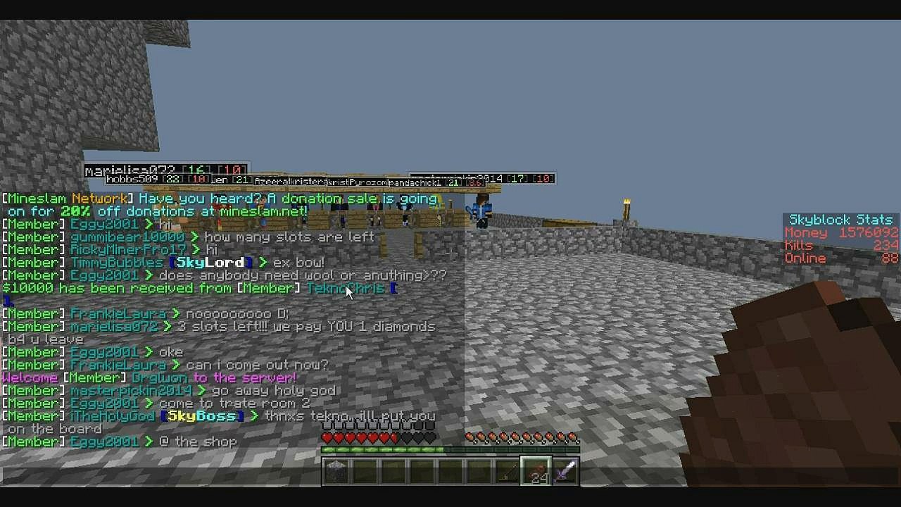 SkyBlock Ban Report
