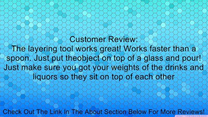 Final Touch Glass Rainbow Cocktail Layering Tool Review