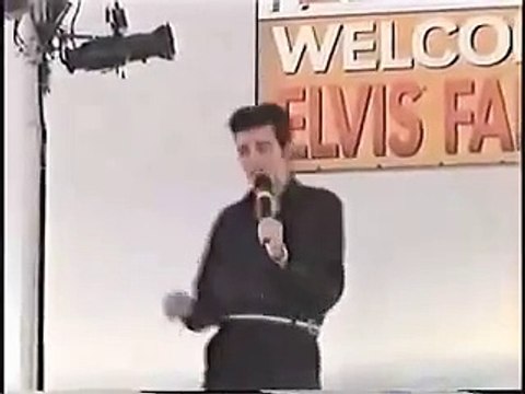 Kavan Hashemian singing the Elvis Presley song C'Mon Everybody at Elvis Week