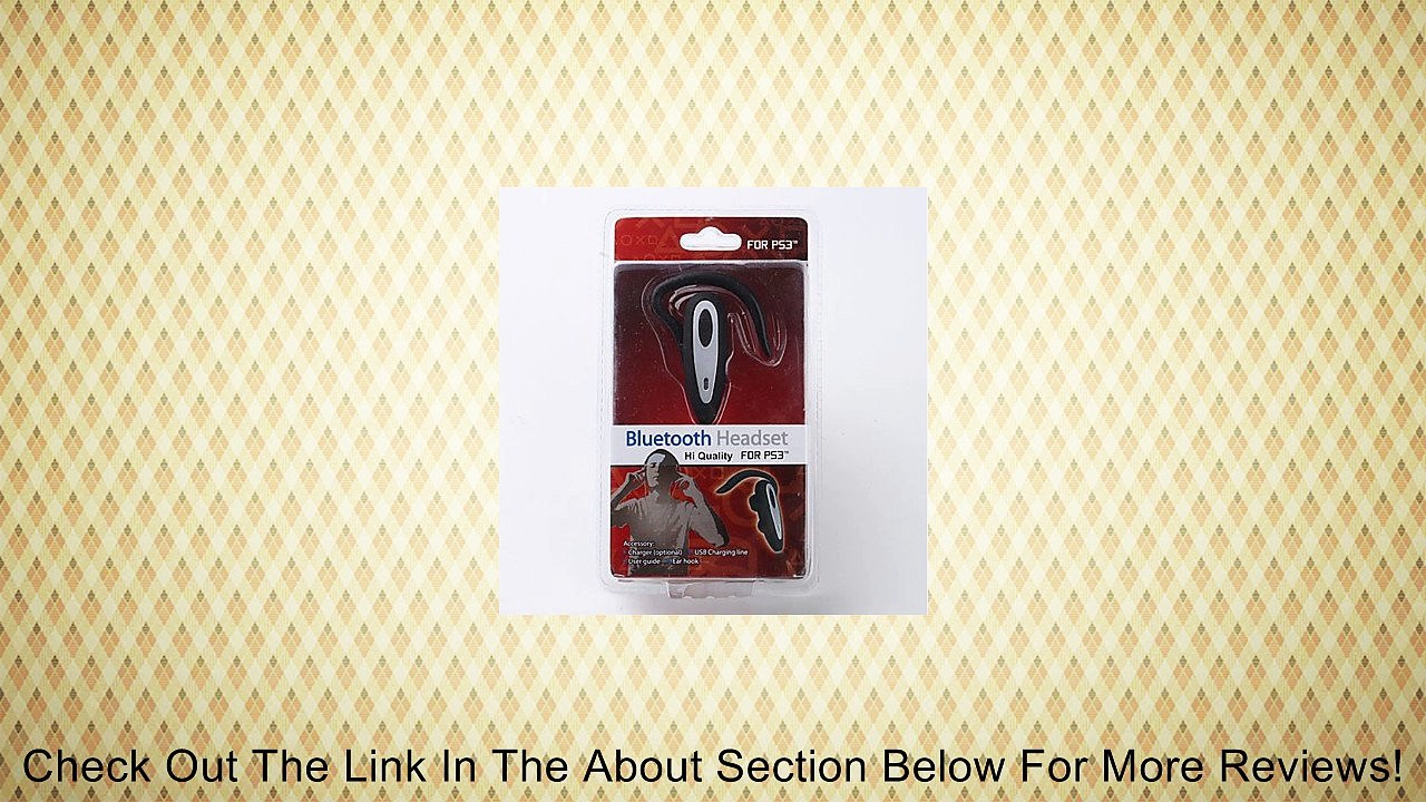 YT Bluetooth Wireless Headset for PS3 (Black) Review