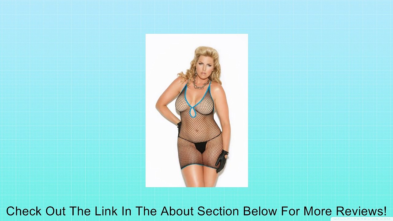 Diamond Net Mini Dress (As Shown;Plus Size) Review