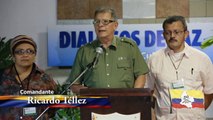 2014,   Septiembre    28,   Ricardo Téllez,          Las FARC-EP, rechazan nuevas chuzadas a Humberto de la Calle.