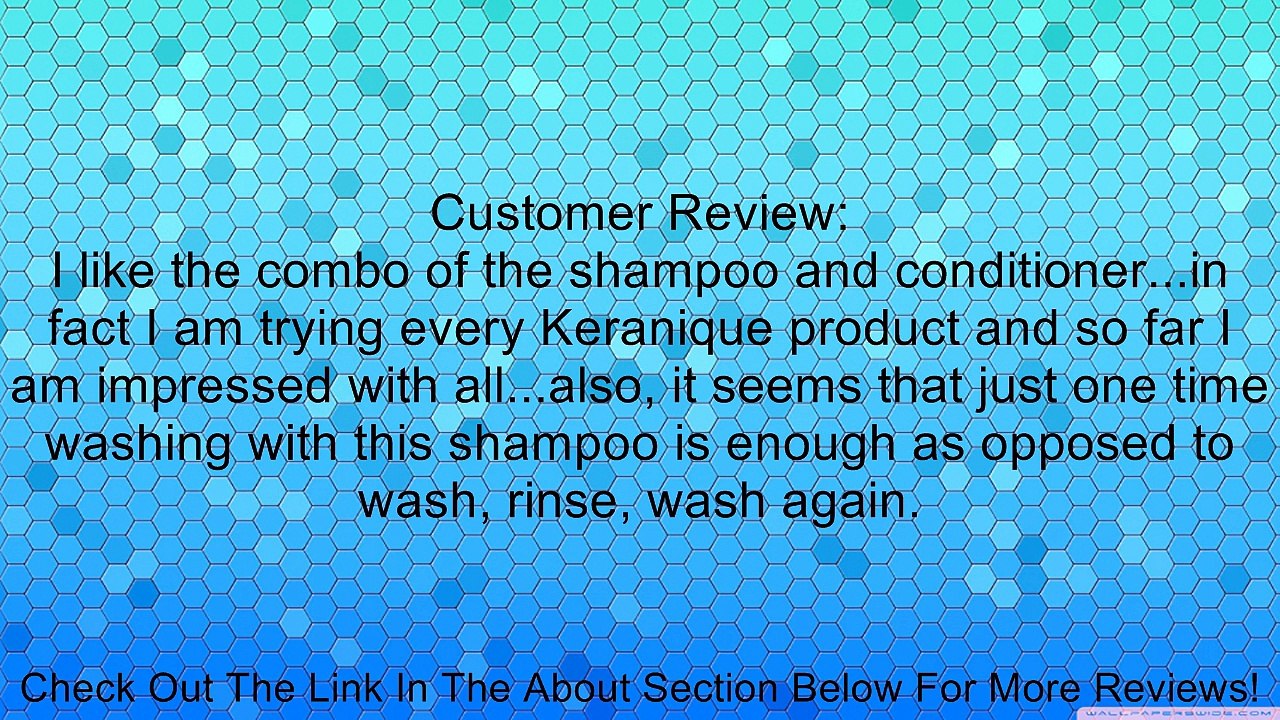 Keranique Scalp Stimulating Shampoos with Keratin Amino Complex Review