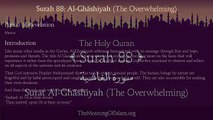 Quran: 88. Surat Al-Ghashiyah (The Overwhelming): Arabic and English translation HD