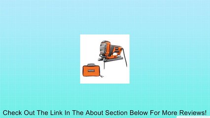 Ridgid ZRR3101 Fuego 3 Amp Compact Jigsaw Review
