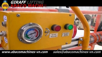 GIRAFF LIFTING TROLLEY Abaco  quipment for stone