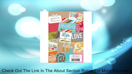 Sn@p! Life Double-Sided Cardstock Quote Cards 4"X6" 24/Pkg-Designs & Phrases 24/Pkg Review