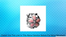 Sterling Silver Pink Jasmine Flower Bead Charm Pink Enamel Review