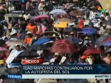 Marcha en Guerrero se sumó a la Acción Global por Ayotzinapa