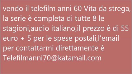 Vita da strega TUTTE 8 le stagioni in DVd