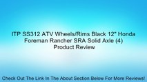ITP SS312 ATV Wheels/Rims Black 12