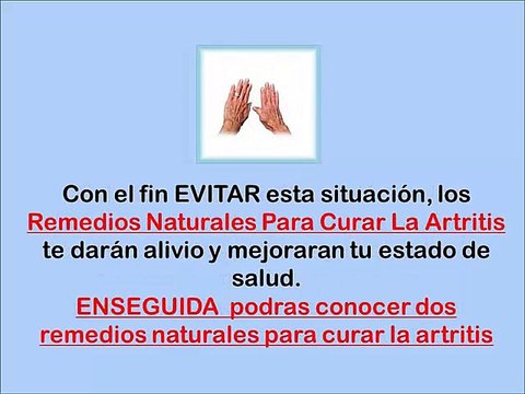 Remedios Naturales Para Curar La Artritis - Como Se Puede Evitar La Artritis