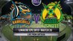 Highlights Match 20   Antigua Hawksbills v Guyana Amazon Warriors