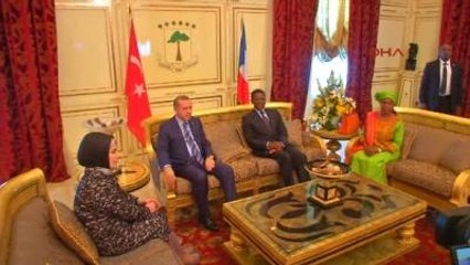 Cumhurbaşkanı Erdoğan, Ekvator Ginesi'nde...