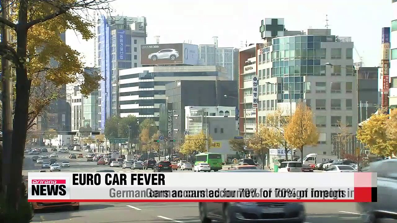 European auto imports eating into sales of Korean auto giants