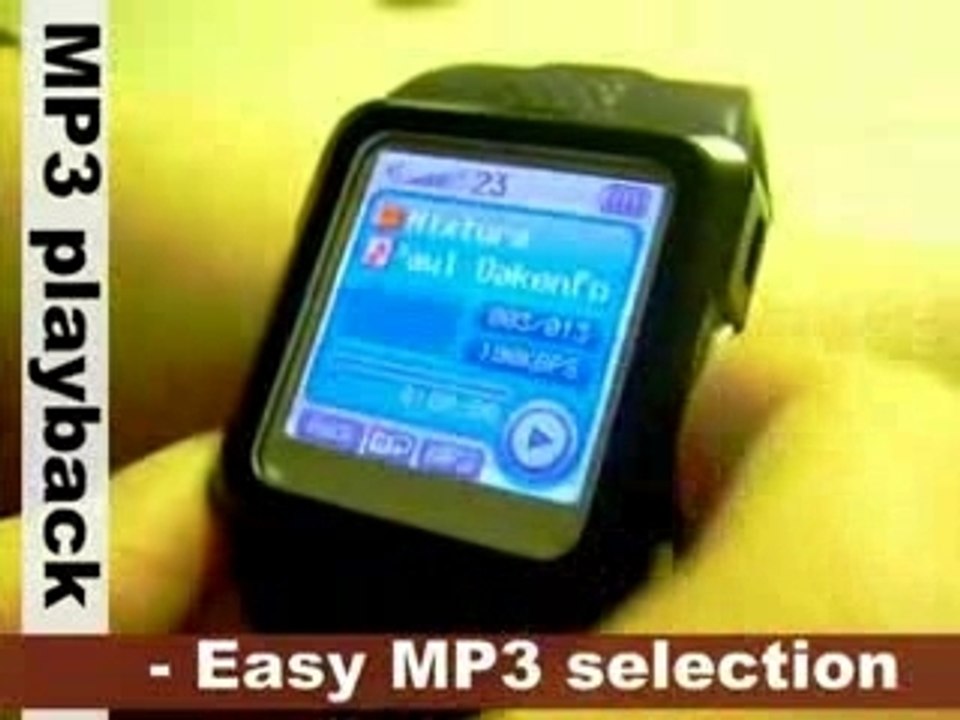 Montre MP3/MP4