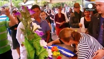 Enterrados los restos de Miss Honduras y su hermana