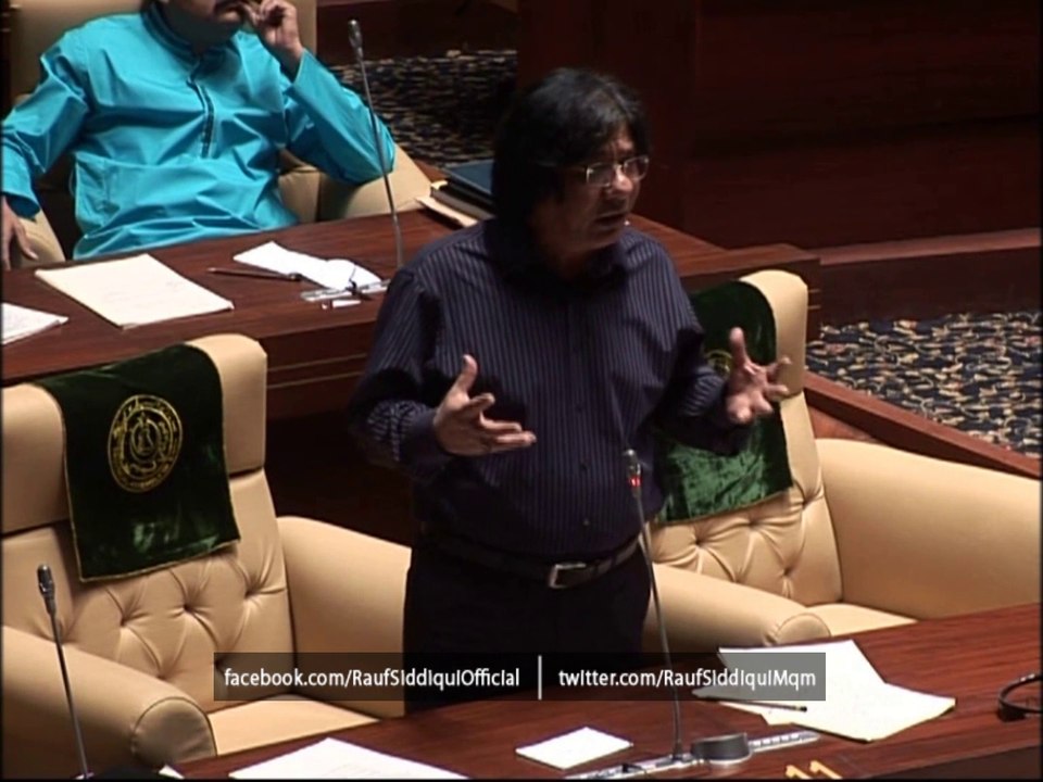 Incharge, Central Executive Council (CEC) and Member Provincial Assembly, PS-103, Rauf Siddiqui Expressing His Deep Sorrow on Thar Situation