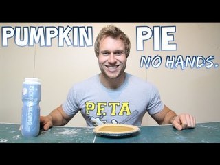 One Man. One Pumpkin Pie. No Hands. | Furious Pete