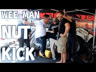 Jackass's Wee-Man Kicks Me In The Nuts!