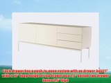 Temahome Glare Sideboard with Legs High Gloss White with Lacquered White