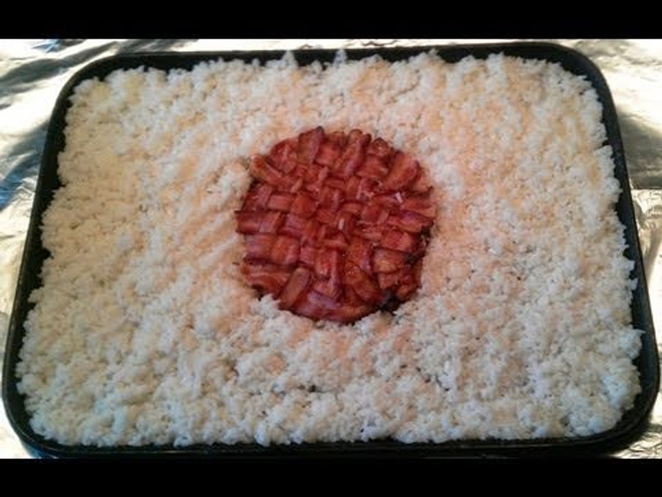 Japan Earthquake Contribution - Bacon and Rice Flag | Furious Pete