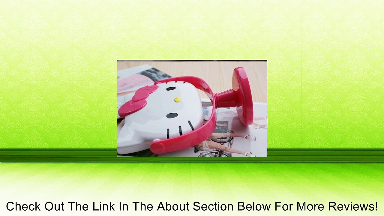 Toworld18 New Cute Pink Hello Kitty Cosmetic Mirror Make up Mirror Review