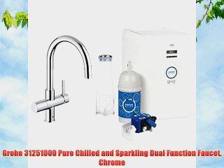 Grohe 31251000 Pure Chilled and Sparkling Dual Function Faucet Chrome